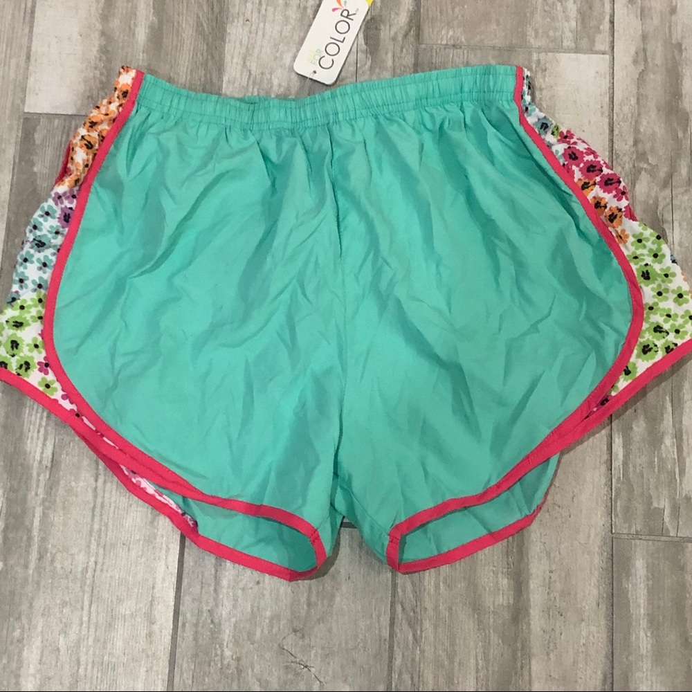 ALL FOR COLOR Girls Running Shorts